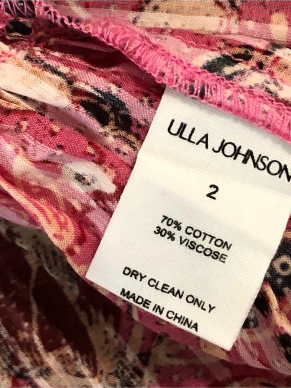 Ulla Johnson Sanna Tiered Dress in Hollyhock - Picture 3 of 5